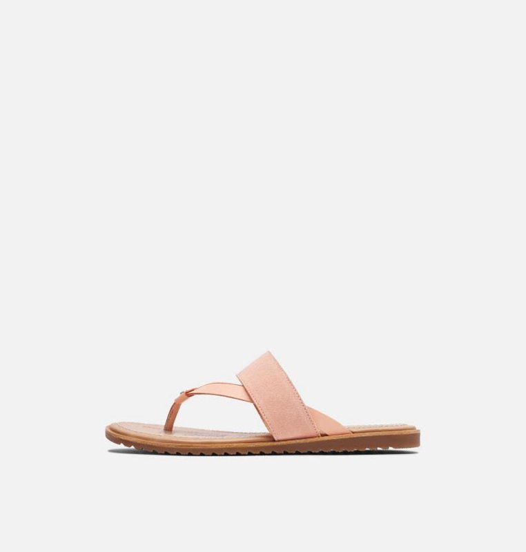 Sandalias Sorel Mujer - Ella™ Flip Flat Rosas - 69743-ELSM